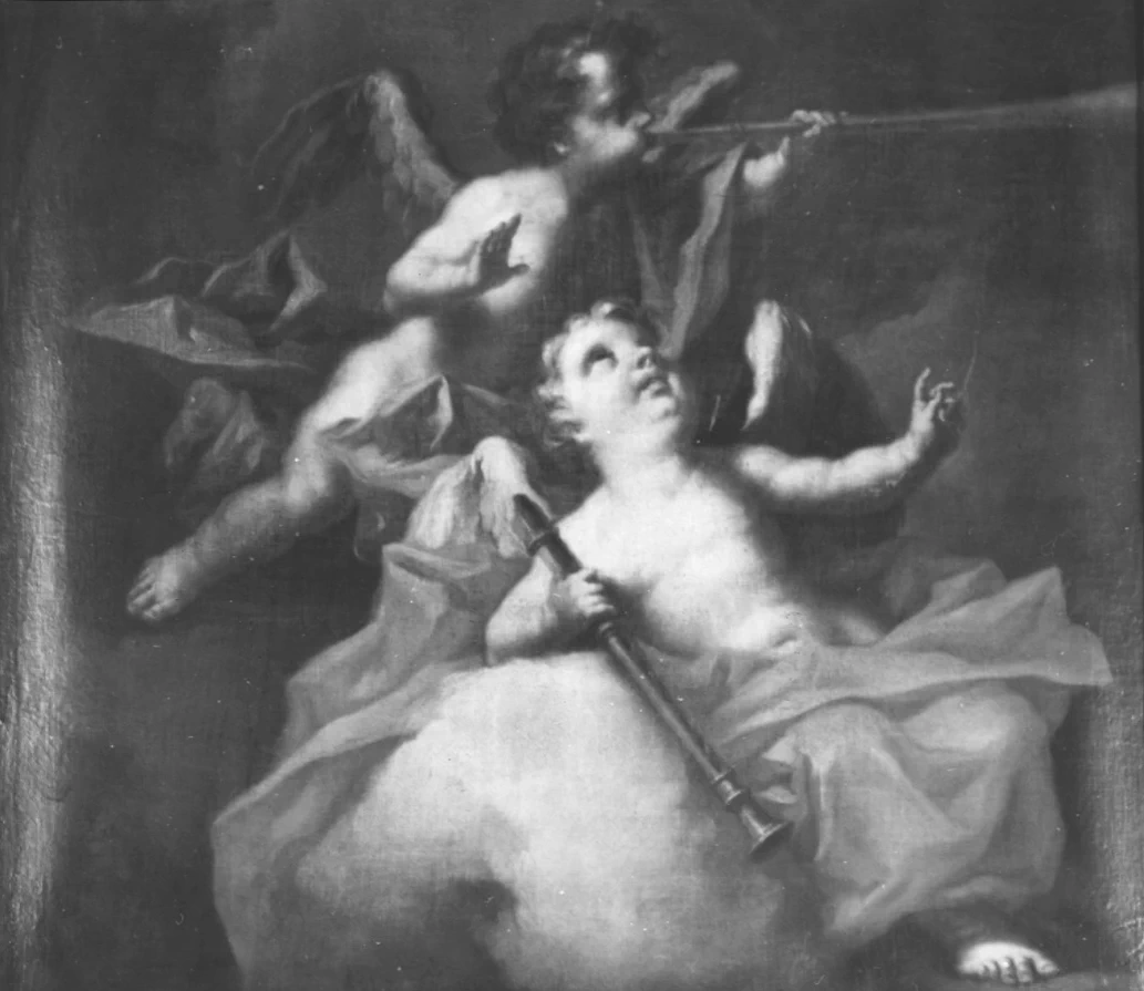 Angeli con flauto e tromba - Bergamo